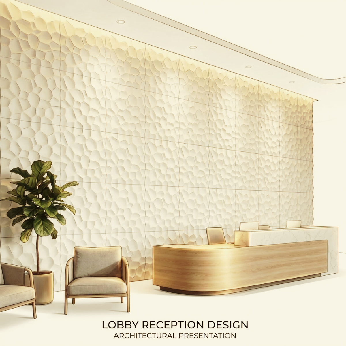 Hotel Lobby Render