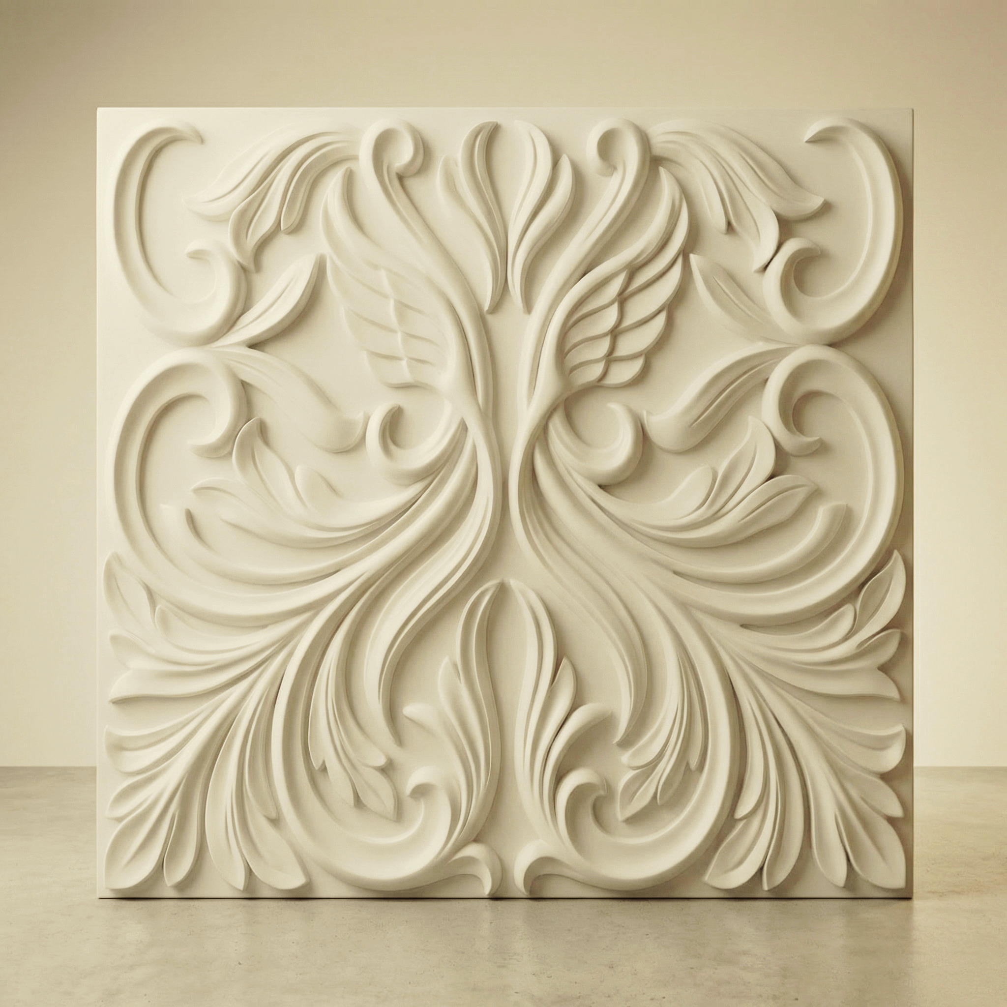 Geometric pattern wall panel — variant 4